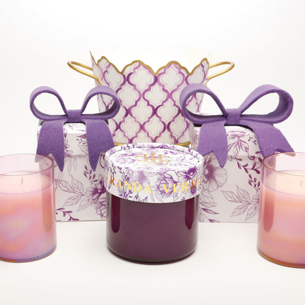 Veranda 15 oz. 2-Wick Spring Lidded Candle