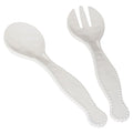 Perlette Cream 2pc Salad Server