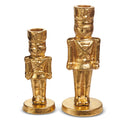 5.5" Gold Nutcracker Candlestick - Small