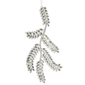 10" Clear Jewel Pine Branch Ornament