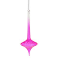 10" Neon Pink Swirl Top Ornament