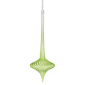10" Neon Green Swirl Top Ornament