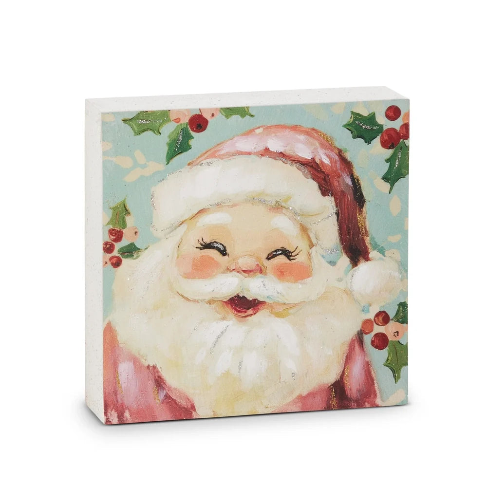8" Jolly St. Nick Block