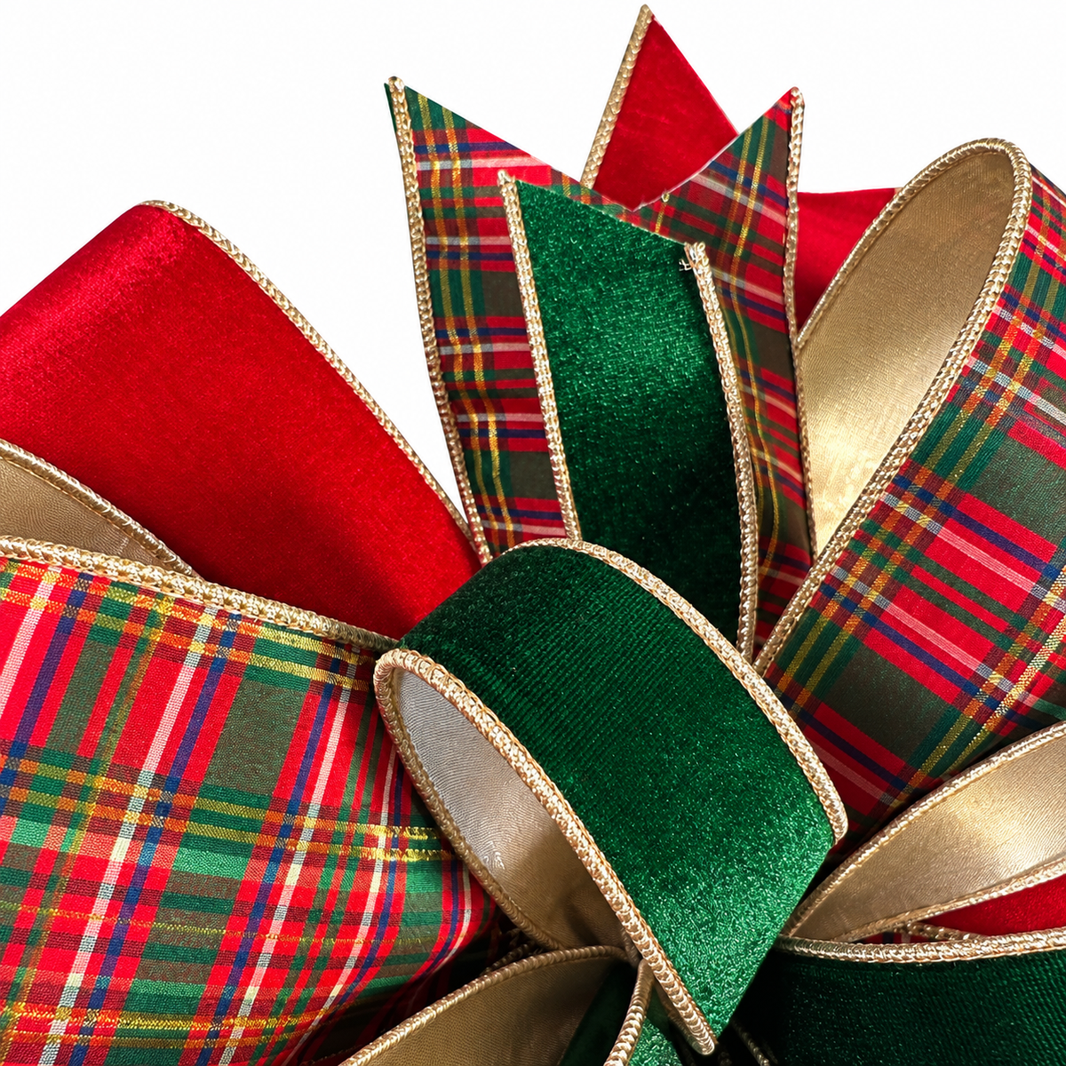18" X 42" HOME FOR THE HOLIDAYS PREMADE BOW