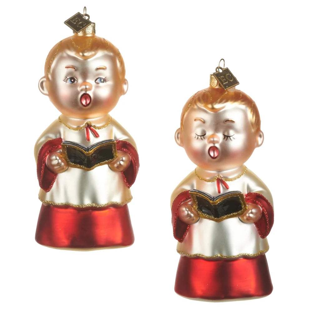 EC 5" Holly Street Choir Ornament (EYES OPEN ONLY)