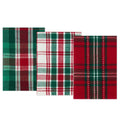 Christmas Plaids Essentials Dishcloth Set of 3