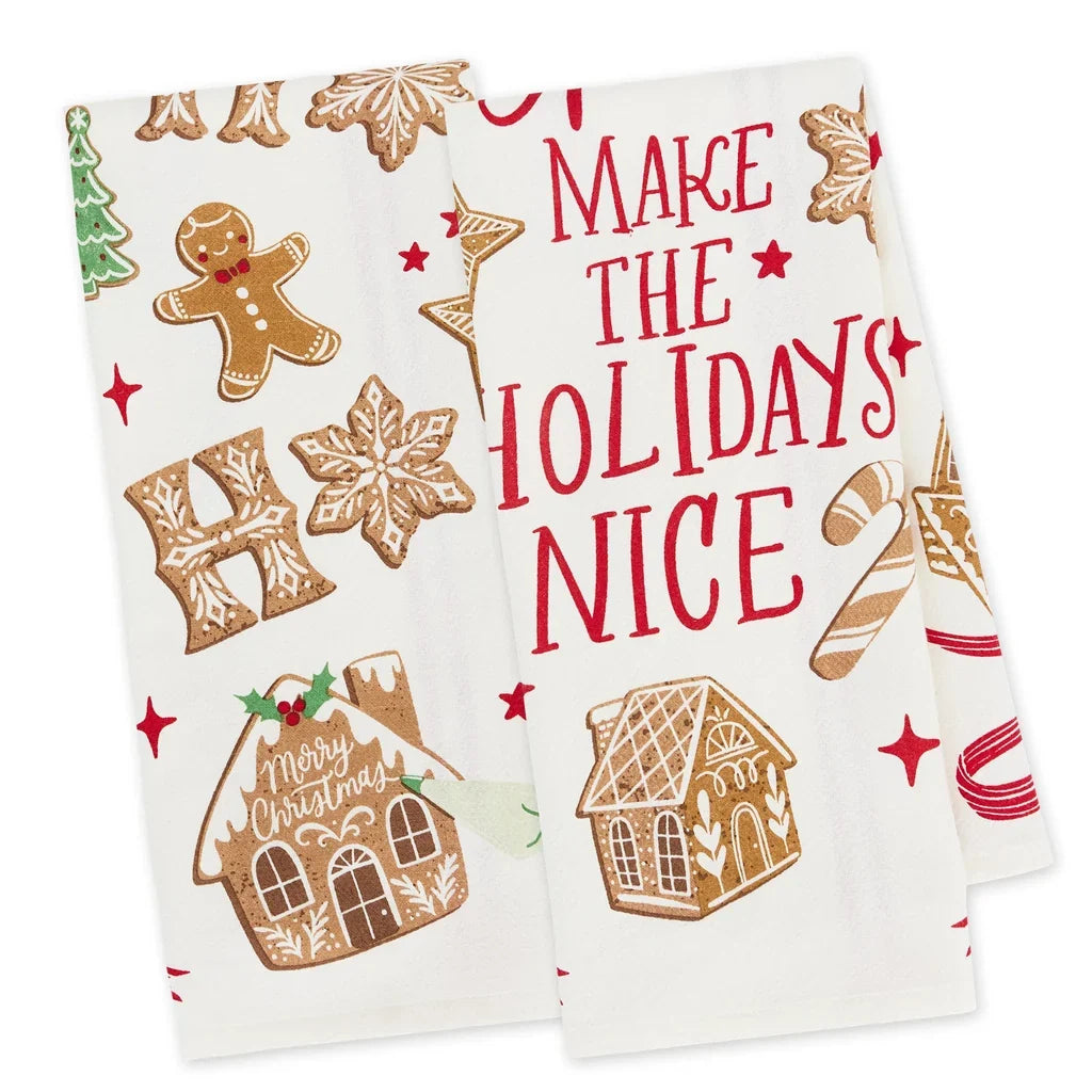 Sugar and Spice Printed Floursack Dishtowels-SUGAR AND SPICE ONLY