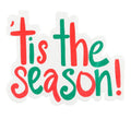 Tis The Season Diecut Beverage Napkin  ..16 Pcs Per Pkg