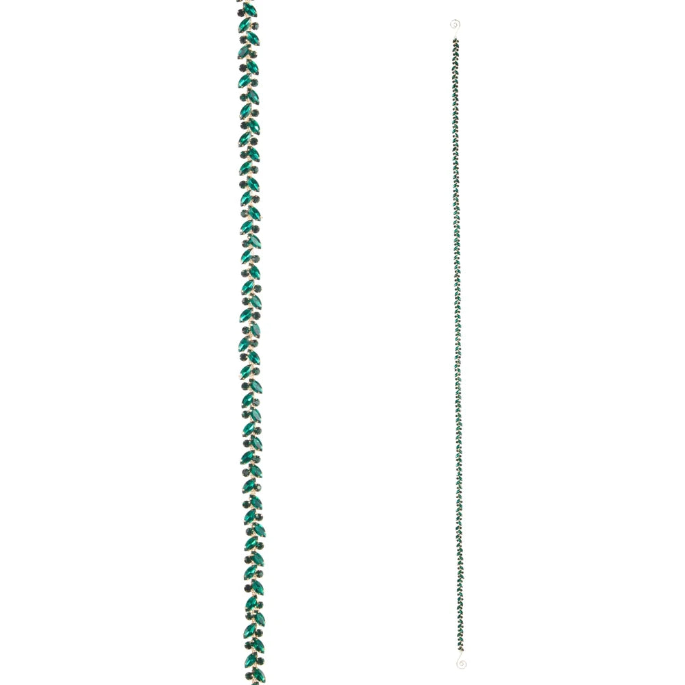5' Green Jewel Garland