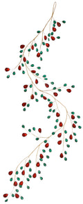 48" METAL JEWEL GARLAND-RE/GR