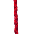 60" VLVT/SEQUIN BRAIDED ROPING-RED