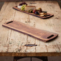 Wooden Live Edge Serving Board With Handles
