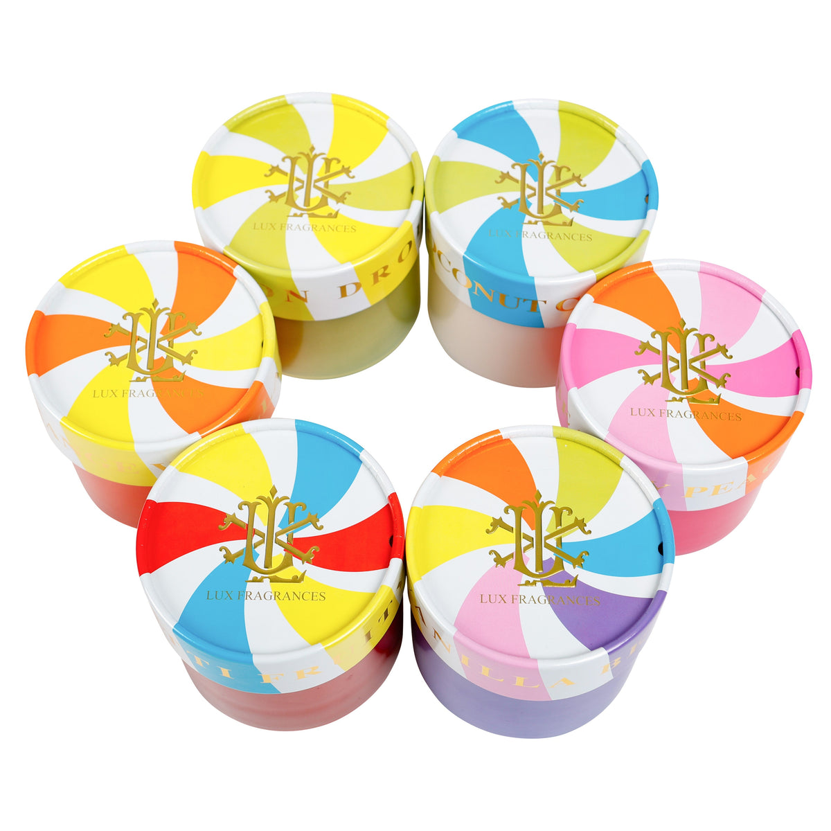 Tutti Fruity 15 oz 2 Wick Lidded Candle